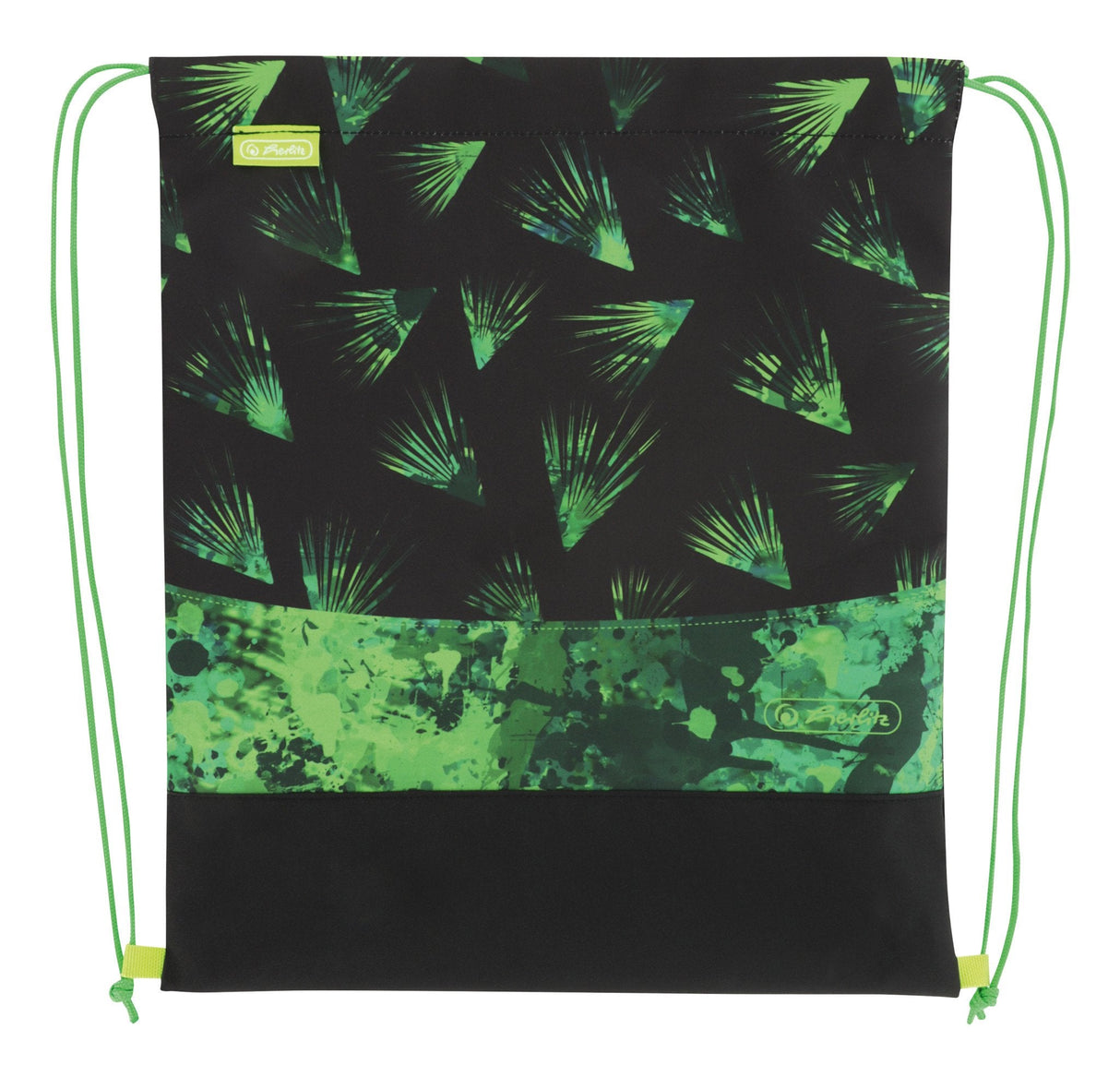 EAN 4008110370644 - Herlitz SoftLight Plus Greenline Explorer juego de mochila escolar Niño Poliéster Negro, Verde imagen 9