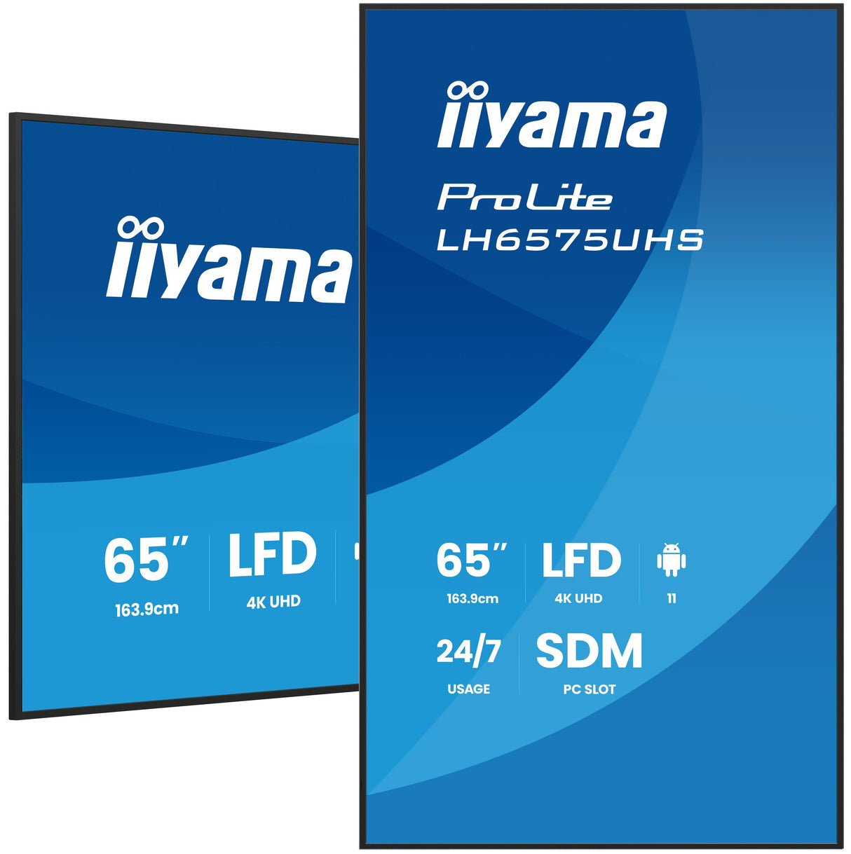 EAN 4948570125265 - iiyama LH6575UHS-B2AG pantalla de señalización Pantalla plana para señalización digital 163,8 cm (64.5") imagen 1