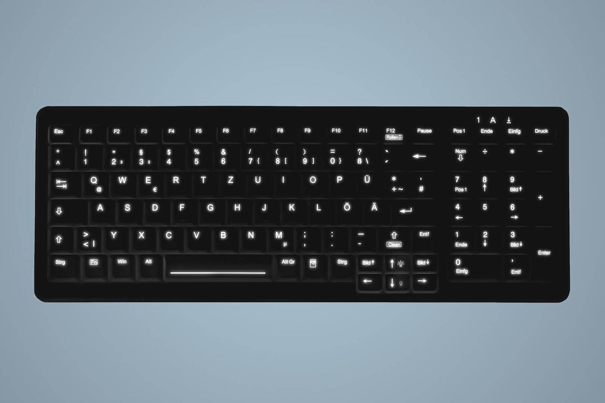 Teclado Alemán Active Key Ak-C7000 Usb Qwertz Negro