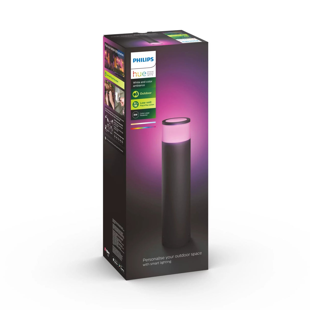Philips Hue White And Color Ambiance Pedestal Light Bombilla Led8 W (Equivalente 49 W)Clase A2000-6500 Knegro