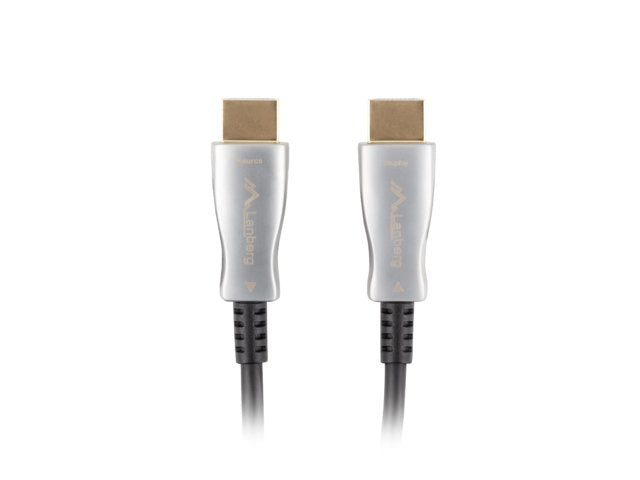 EAN 5901969440881 - Lanberg CA-HDMI-20FB-0100-BK cable HDMI 10 m HDMI tipo A (Estándar) Negro, Plata imagen 5