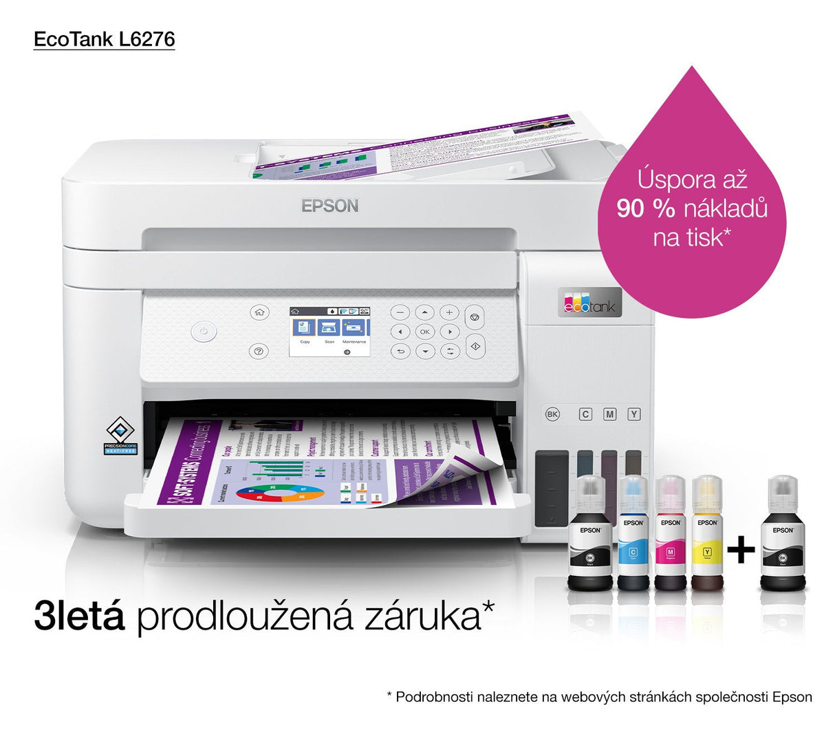 Epson Ecotank L6276 Inyección De Tinta A4 4800 X 1200 Dpi 33 Ppm Wifi