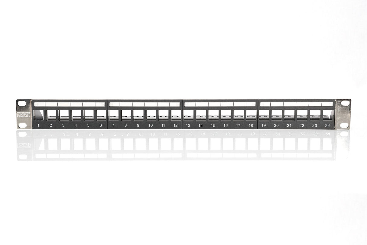 Patchpanel Digitus 1u 19" 24 Puertos Blanco