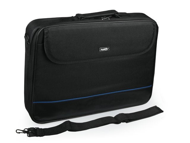Natec Maletin Portatil Bag Impala Negro Azul 15,6'' (Stiff Shock Absorbing Frame)