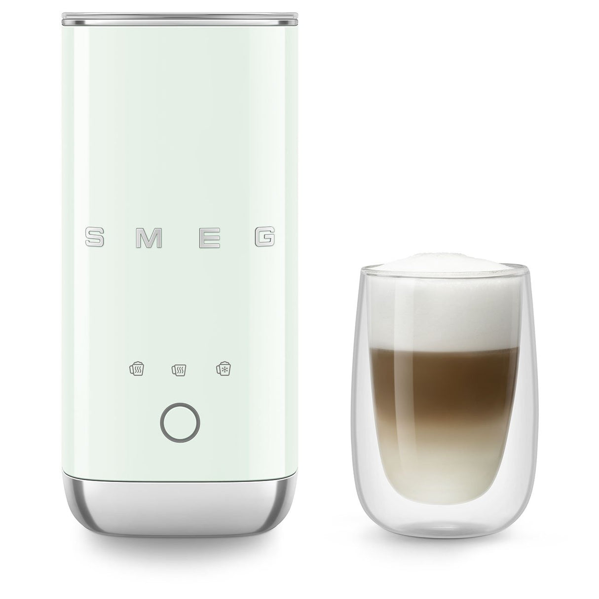 EAN 8017709353131 - Smeg MFF02PGEU espumador o calentador de leche Calentador/espumador de leche automático Verde imagen 18