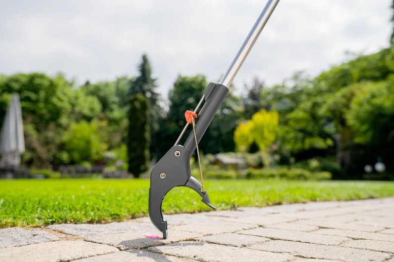 Pinza Gardena 4en1 Gris/Turquesa, Función De Agarre Y Recogida 11700-20