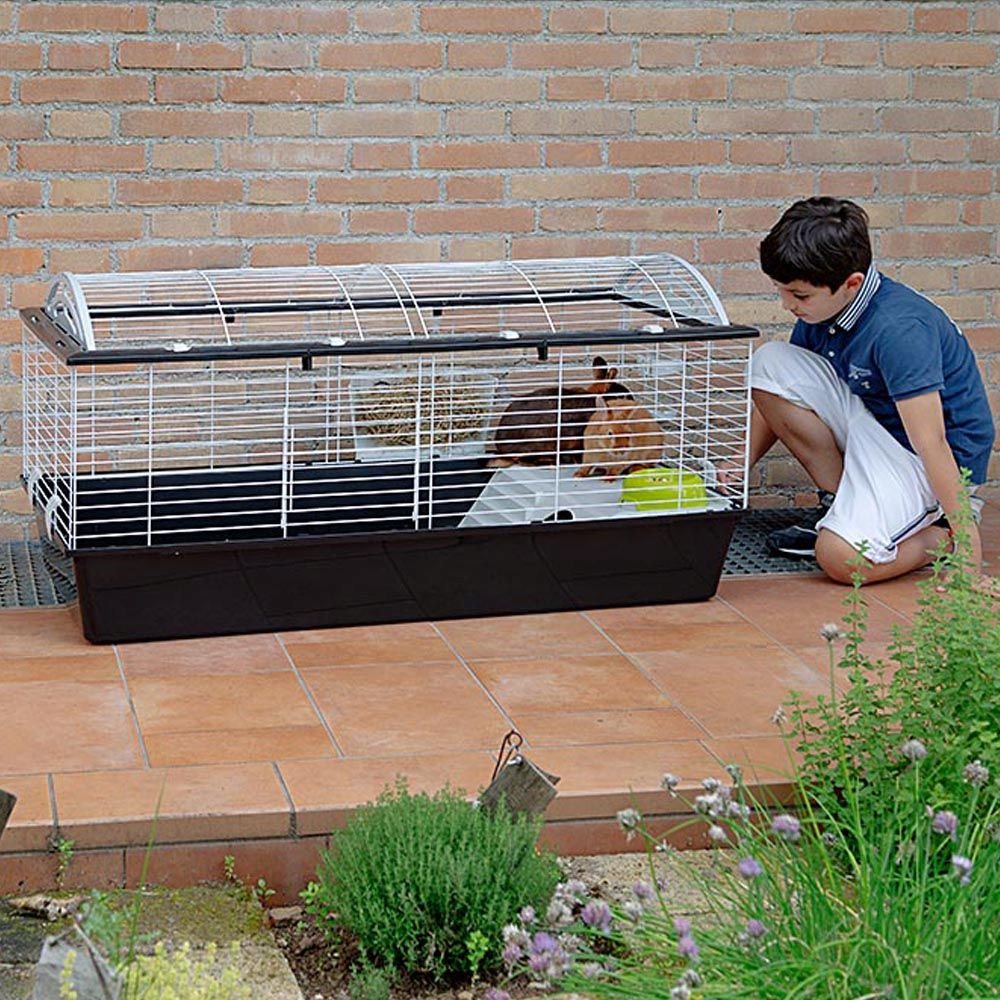 EAN 8010690099057 - Ferplast Casita 120 Rabit Gris pardo, Blanco imagen 3