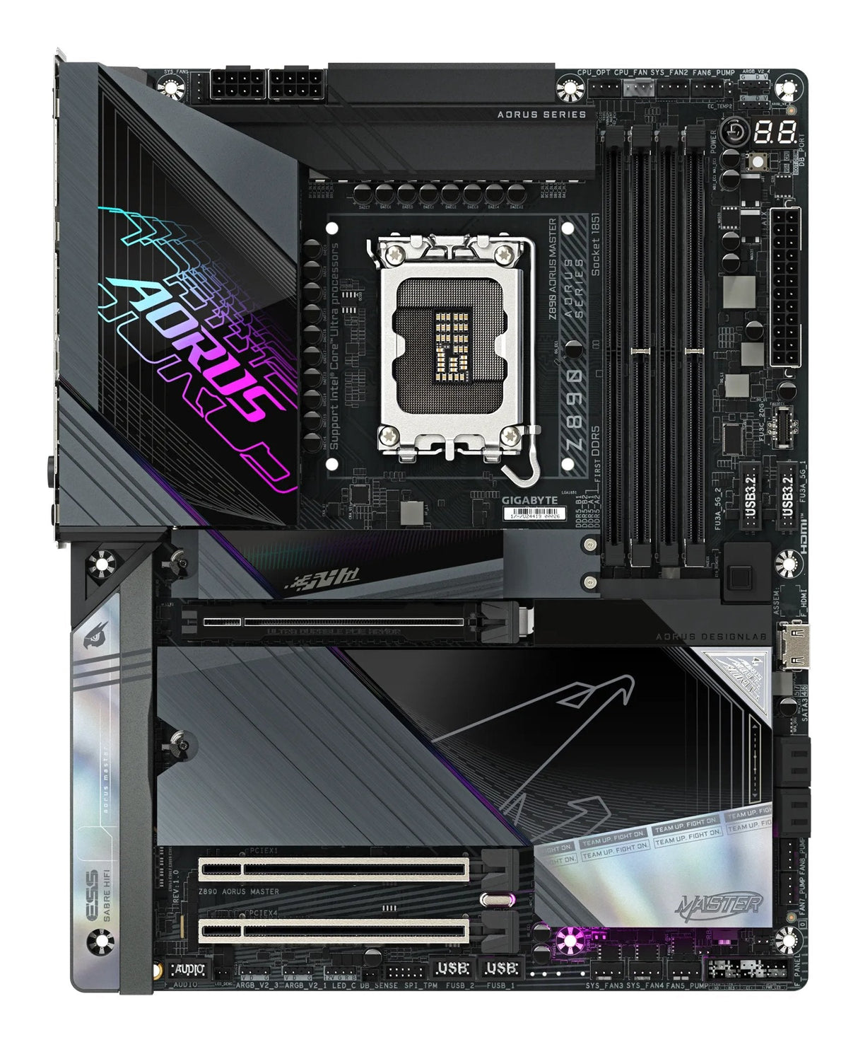 EAN 4719331864903 - GIGABYTE Z890 AORUS MASTER placa base Intel Z890 LGA 1851 (Socket V1) ATX imagen 2