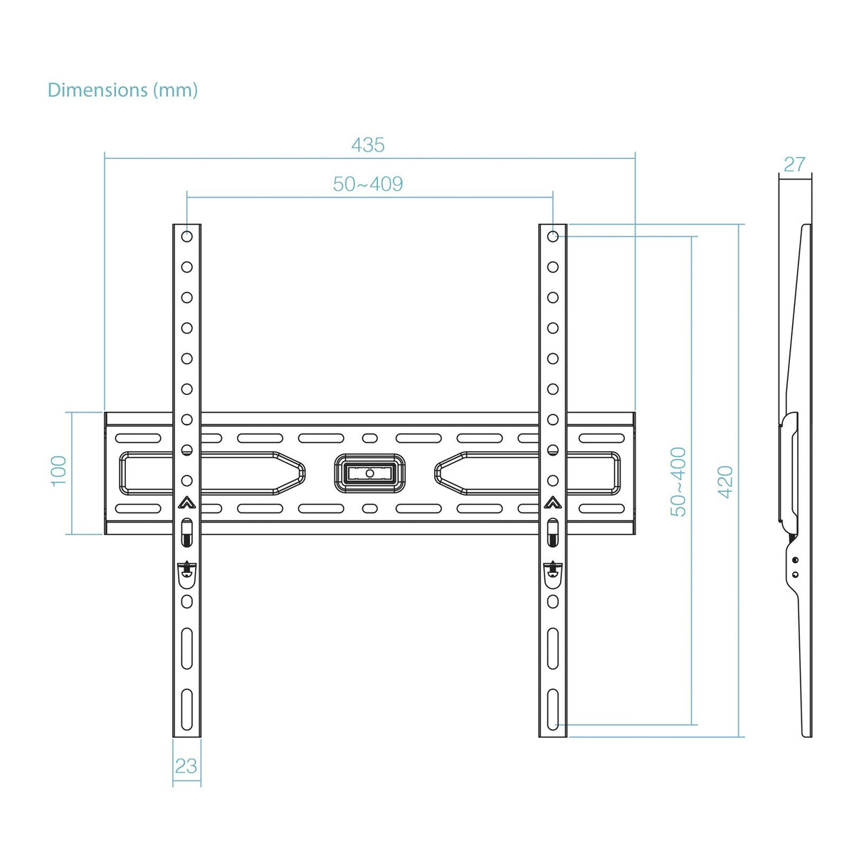 EAN 8433281017030 - TooQ LP1030F-B soporte para TV 190,5 cm (75") imagen 6