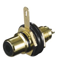 Conector Rca H Panel Negro