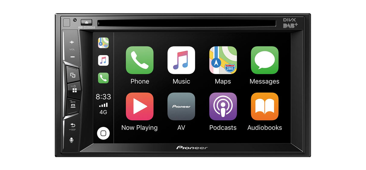 Pioneer Avh-Z3200dab Receptor Multimedia Para Coche Negro Bluetooth