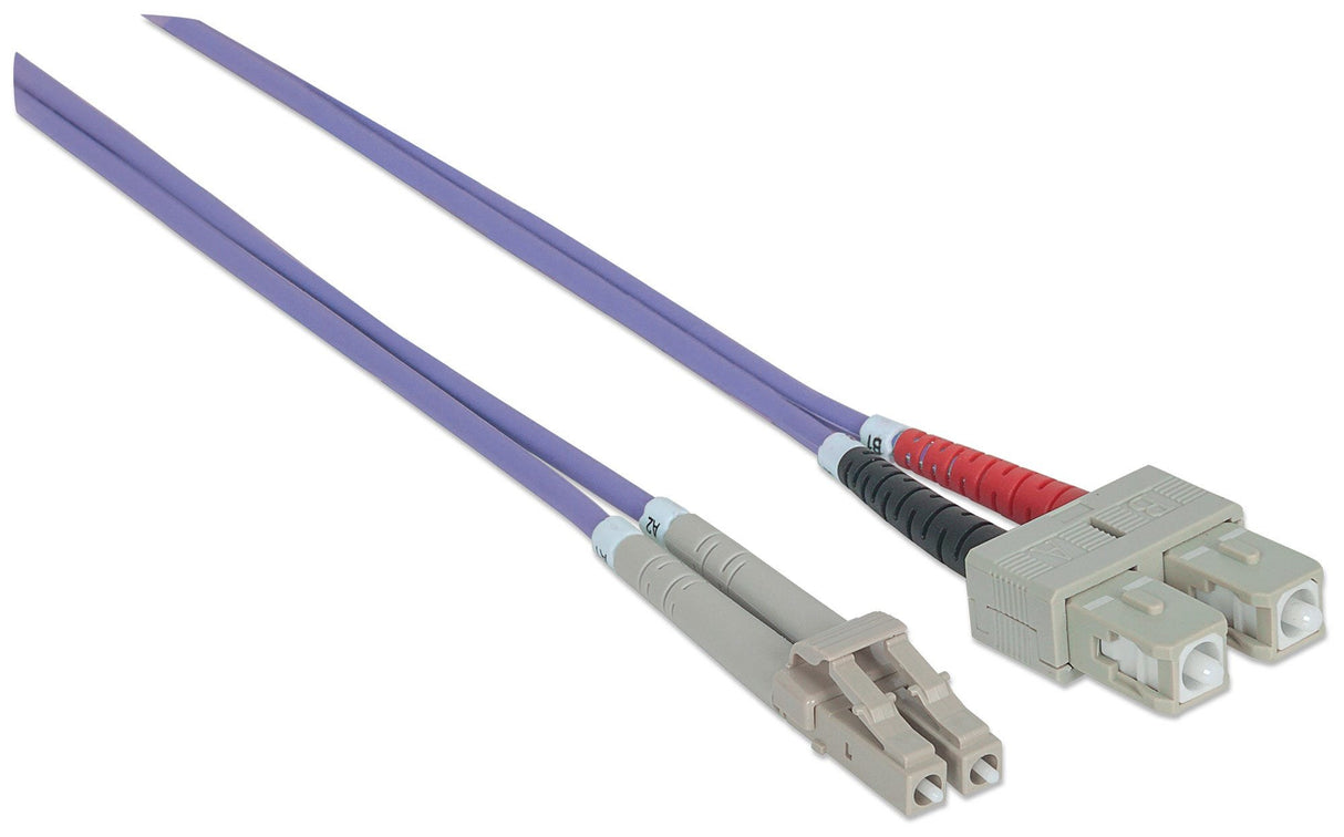 EAN 0766623750929 - Intellinet 750929 Cable de fibra óptica e InfiniBand 2 m LC SC Violeta imagen 2