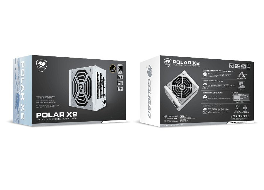Cougar Netzteil Polar X2 1050w Atx3.1 80 Plus Plat. Modular