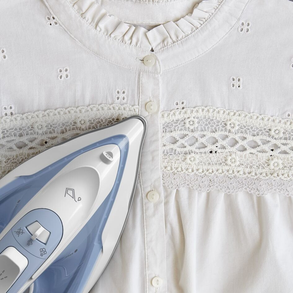 EAN 3121040092767 - Tefal Virtuo 30 FV2C41E0 plancha Plancha vapor-seco Suela de cerámica 2000 W Azul, Blanco imagen 7