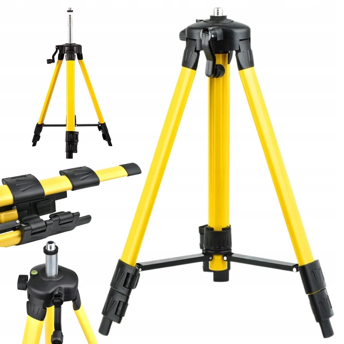 EAN 5907207228150 - Extralink Rinkinys POZIOMICA LASEROWA KRZYOWA PASZCZYZNOWA LASER 4D ZE STATYWEM Nivel giratorio 16 m imagen 10