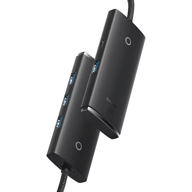 EAN 6932172606206 - Baseus WKQX030101 hub de interfaz USB 3.2 Gen 1 (3.1 Gen 1) Type-A 5000 Mbit/s Negro imagen 2