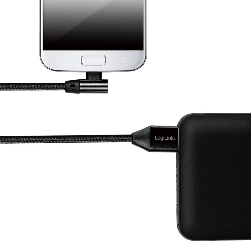 EAN 4052792052695 - LogiLink CU0142 cable USB USB 2.0 0,3 m USB A Micro-USB B Negro imagen 3