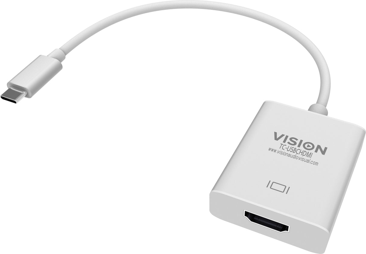 Vision Tc-Usbchdmi Adaptador Gráfico Usb 3840 X 2160 Pixeles Blanco