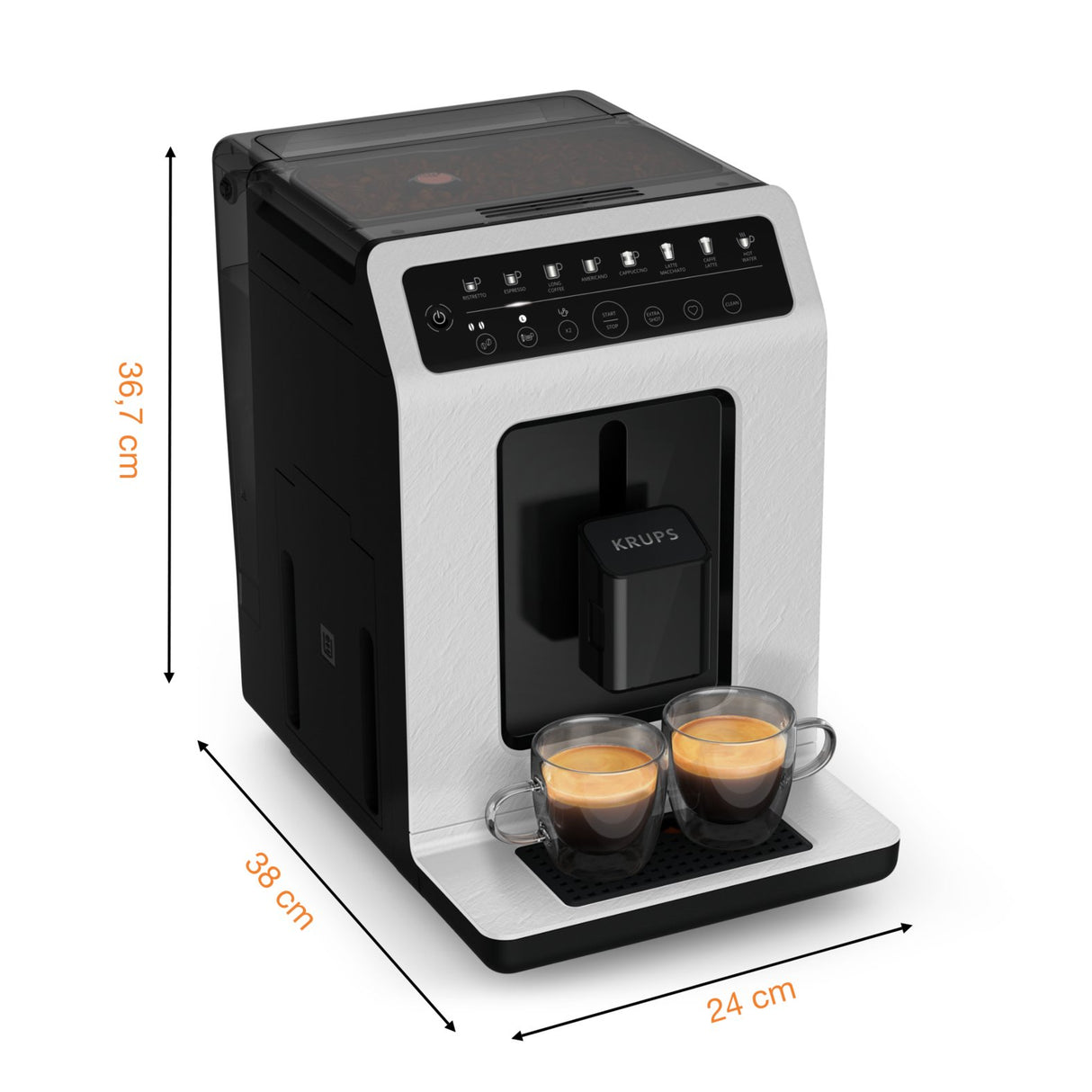 EAN 3016661172625 - Krups Evidence ECO-Design EA897A Totalmente automática Máquina espresso 2,3 L imagen 8