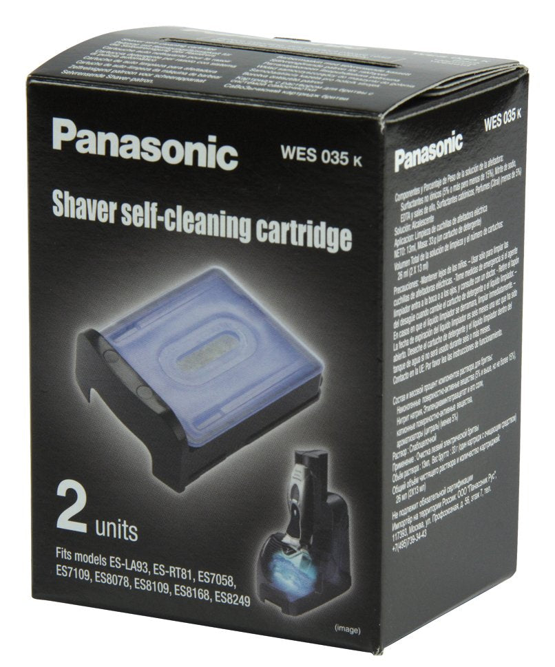 Panasonic Wes035k503 Accesorio Para Maquina De Afeitar Cartucho De Limpieza