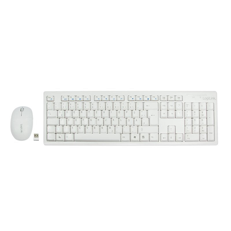 Logilink Id0104w Teclado Ratón Incluido Usb Alemán Blanco