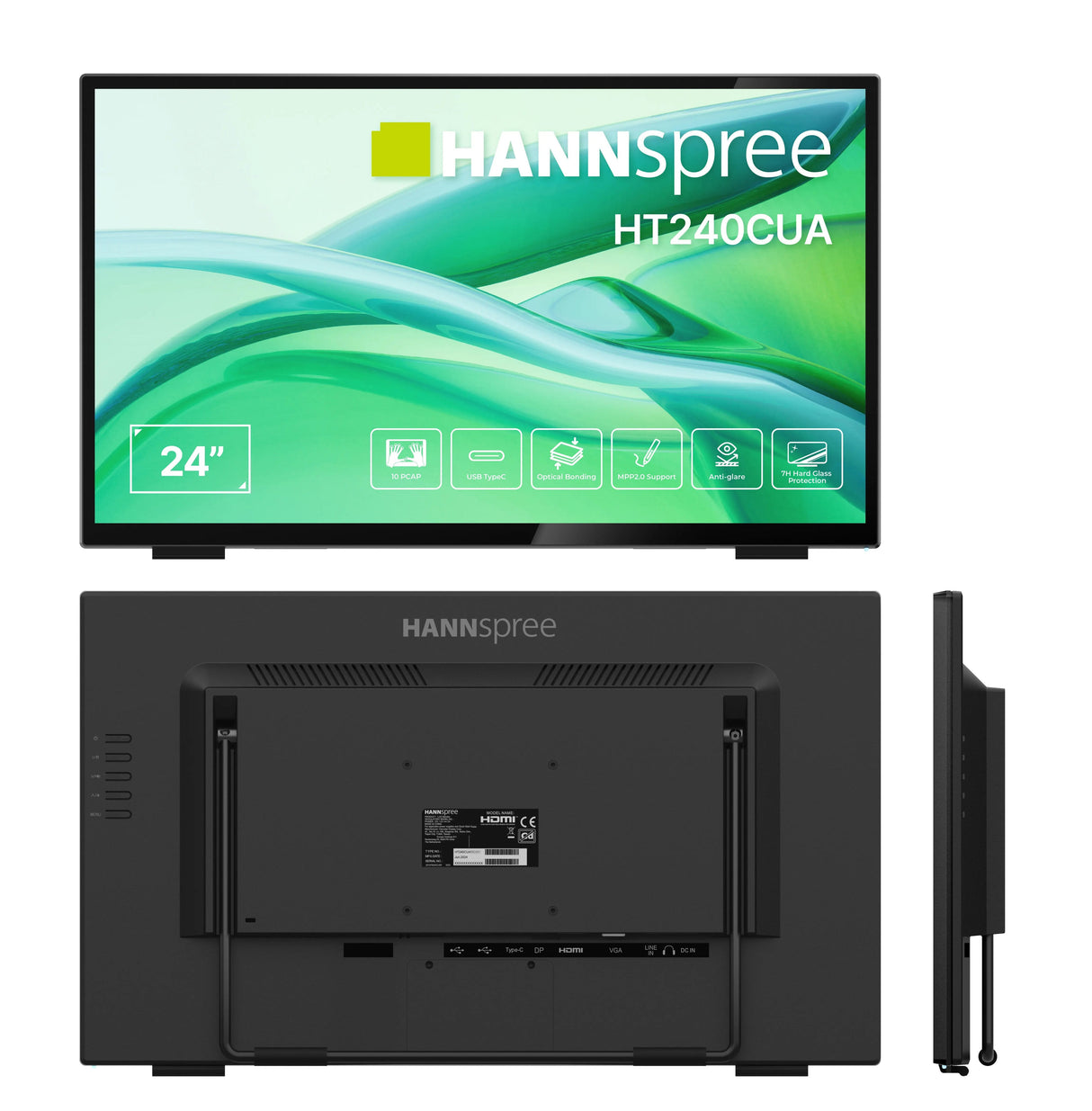 EAN 4711404024719 - Hannspree HT240CUA pantalla para PC 60,5 cm (23.8") 1920 x 1080 Pixeles Full HD LED Pantalla táctil Negro imagen 14
