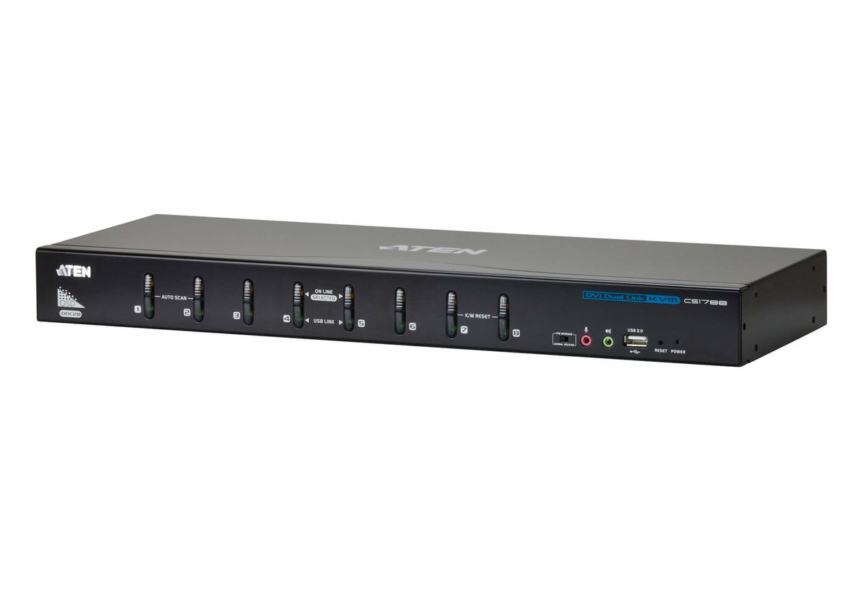 EAN 4710423778443 - ATEN CS1788-AT-G interruptor KVM Negro imagen 1