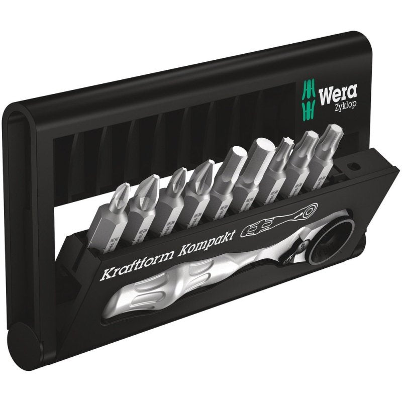 Wera Bit-Check 10 Zyklop Mini Bitorsion 1, 10-Teilig, Knarre 05057418001