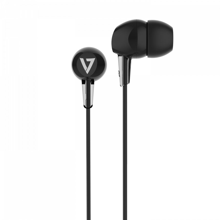 EAN 0662919114812 - V7 HA200 auricular y casco Auriculares Alámbrico Dentro de oído Música Negro imagen 2