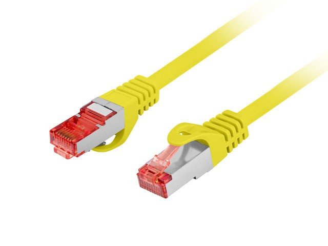 Lanberg Cable De Red Cat.6 S Ftp Lszh Cu 1m Amarillo Fluke Passed
