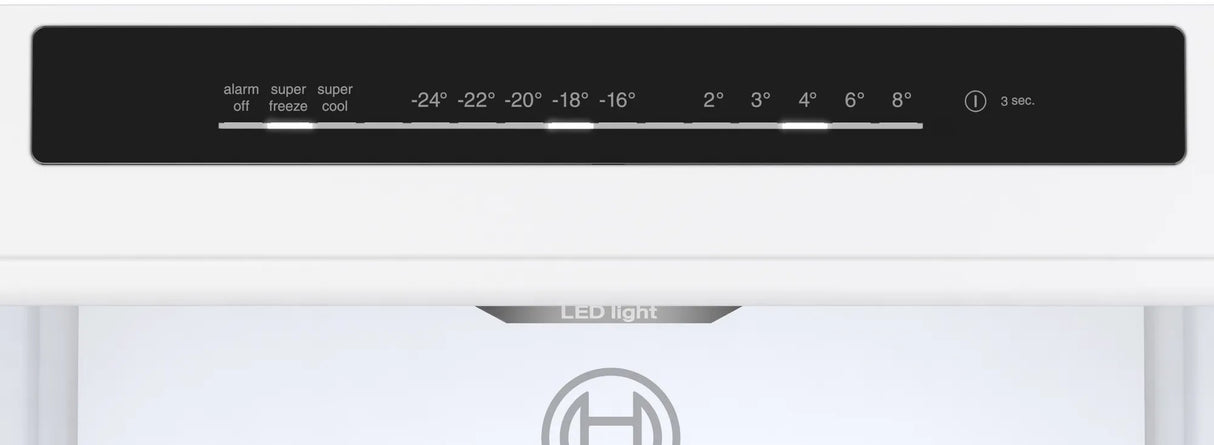 EAN 4242005281527 - Bosch Serie 4 KGN362WDF nevera y congelador Independiente 321 L Blanco imagen 4