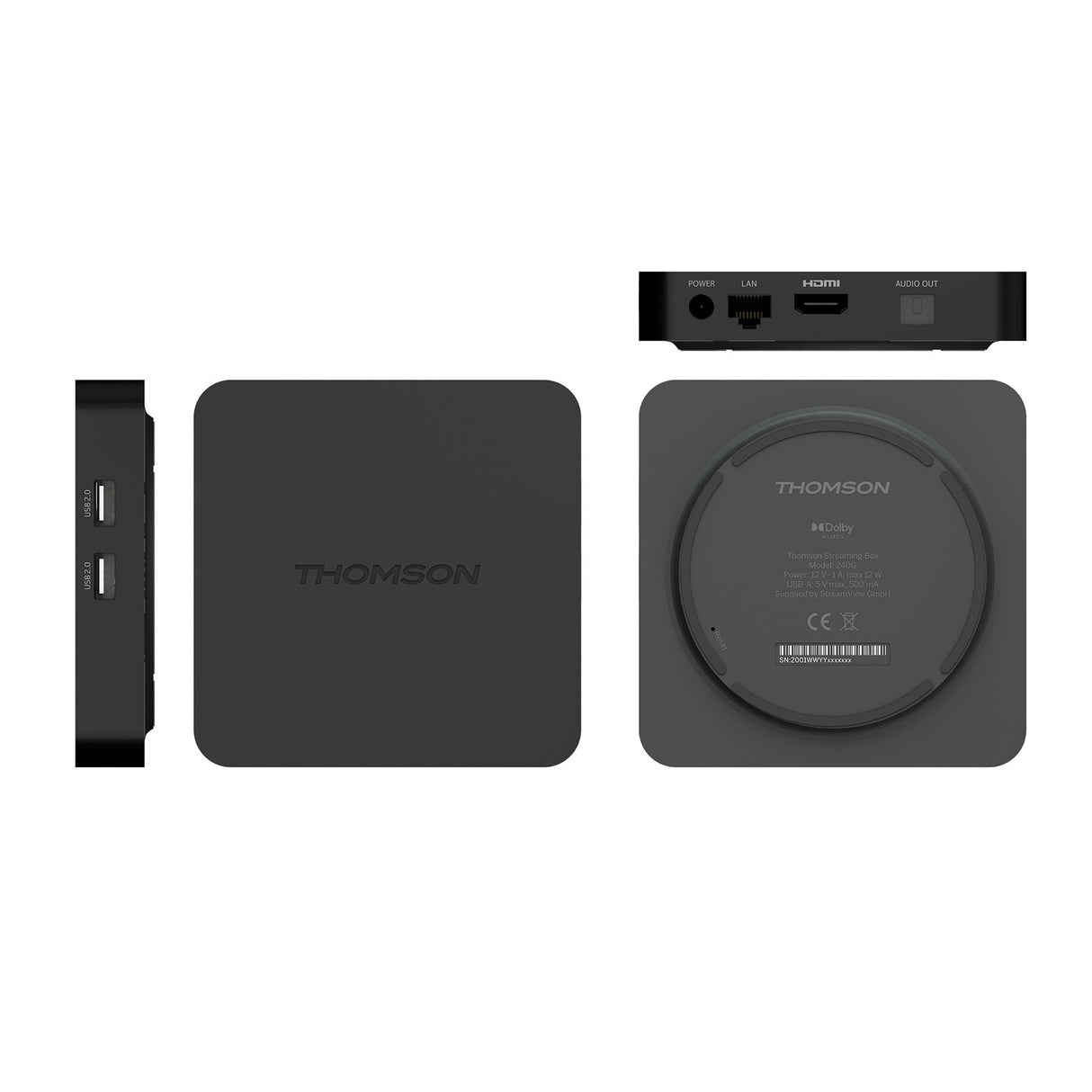 EAN 9120106661699 - Thomson 240G convertidor de Smart TV Negro 4K Ultra HD 8 GB Wifi Ethernet imagen 4