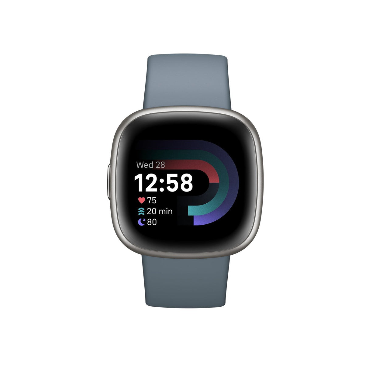 Smartwatch Fitbit Versa 4 Waterfall Blue/Platinum