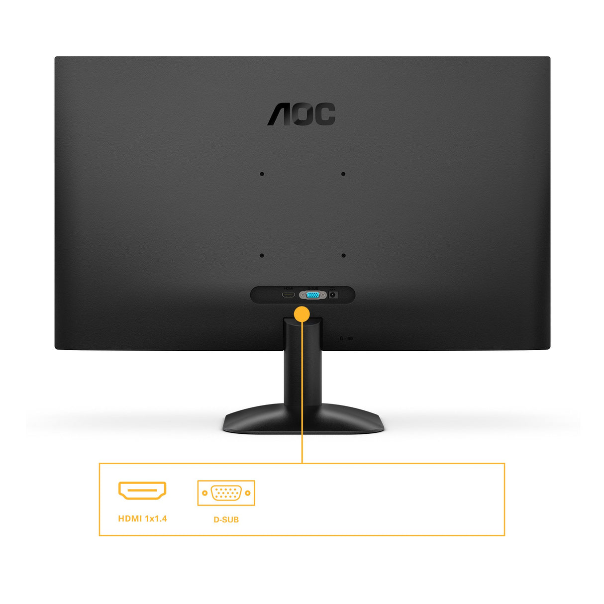 EAN 4038986142182 - AOC B3 24B35HM2 pantalla para PC 60,5 cm (23.8") 1920 x 1080 Pixeles Full HD LED Negro imagen 3