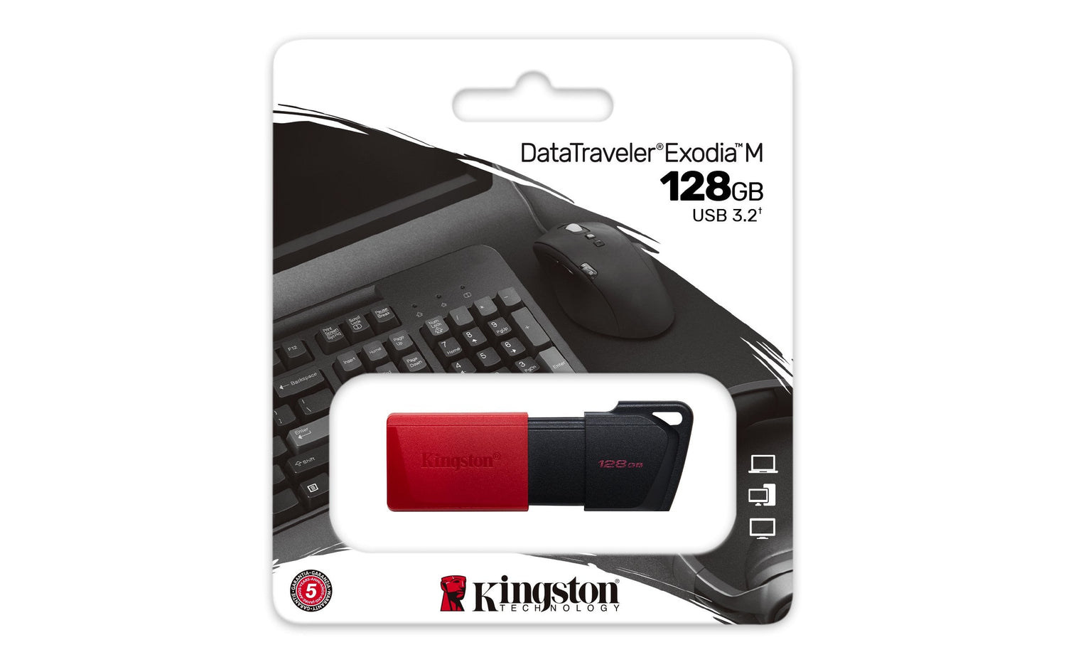 EAN 0740617326376 - Kingston Technology DataTraveler Exodia M unidad flash USB USB tipo A 3.2 Gen 1 (3.1 Gen 1) Negro, Rojo imagen 6