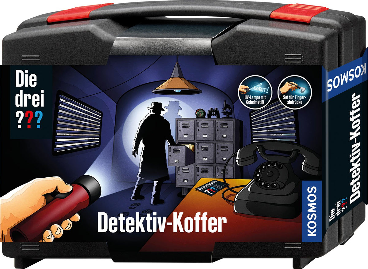 Cosmos Los Tres??? Maletas De Detectives, Juegos De Detectives, Equipamiento Completo Para Jóvenes Detectives. 630553