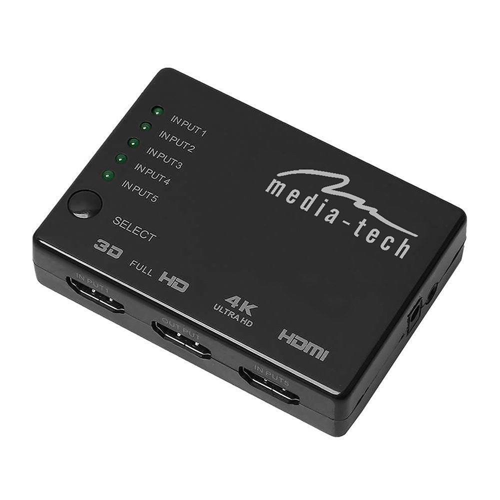 EAN 5906453152073 - Media-Tech MT5207 interruptor de video HDMI imagen 1