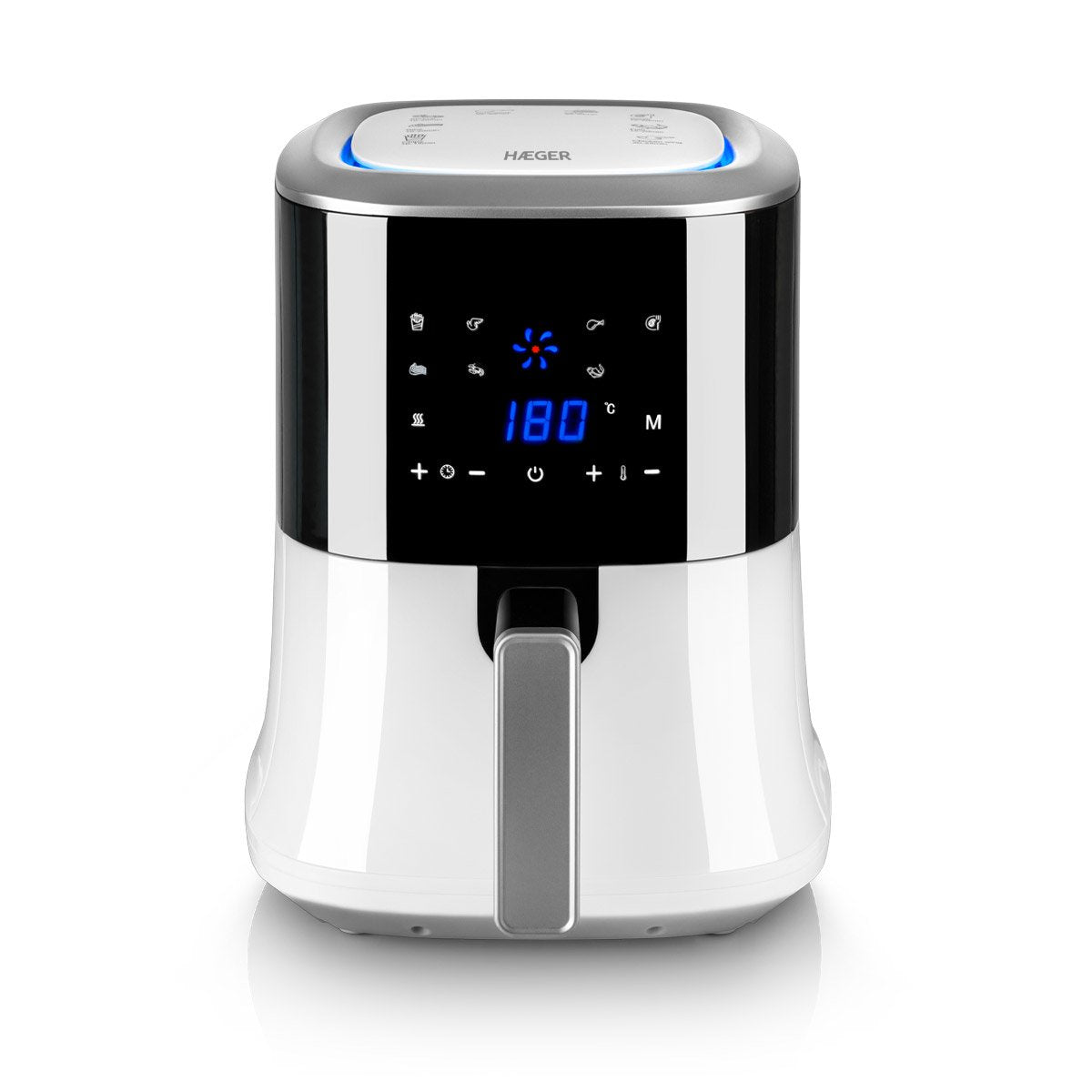 EAN 5608475017513 - Haeger AF-D22.001A freidora Sencillo 2,2 L 1000 W Freidora de aire caliente Blanco imagen 1