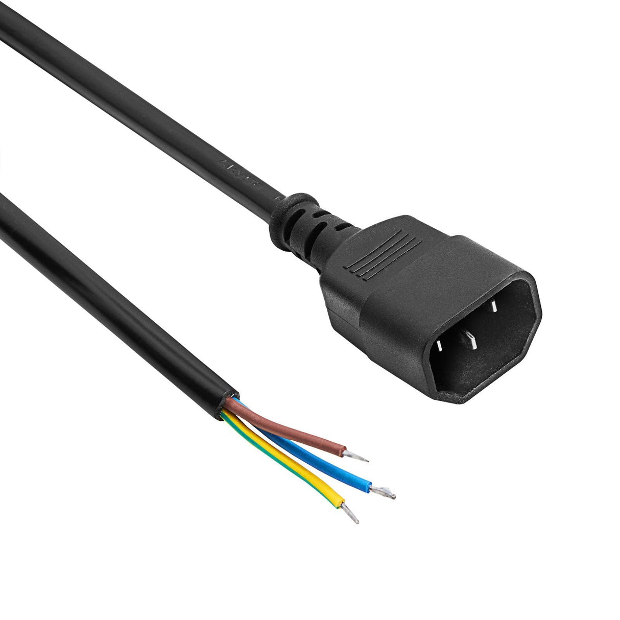 Akyga Cable De Alimentacion With Open Tin Ak-Ot-07a Cca Iec C13 1.5 M