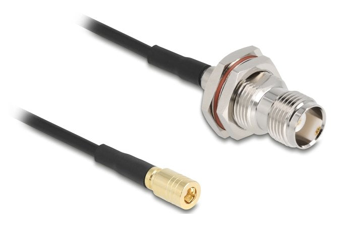 Delock 90724 Cable De Antena Tnc Hembra A Smb Macho Rg-174 20 Cm
