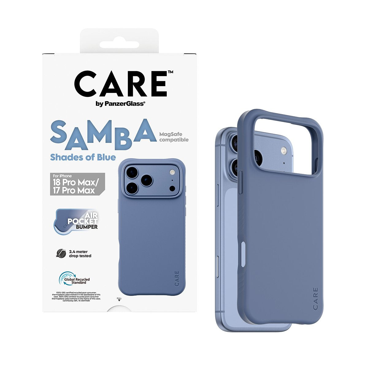 Care Samba Case Shades Blue Magsafe Ip 18pmx 17pmx