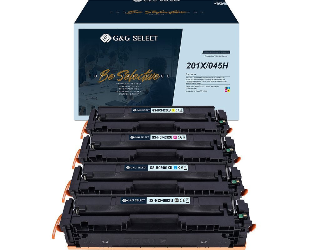 G&G Select Xl-Toner Ers. Hp 201x Canon 045h 4 Mück