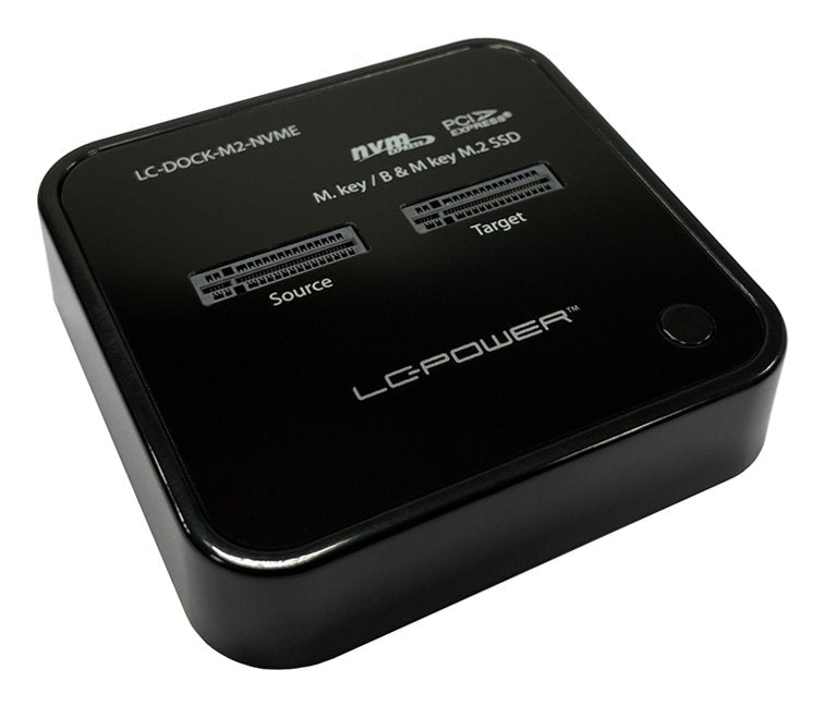 EAN 4262443280012 - LC-Power LC-DOCK-M2-NVME base de conexión para disco duro USB 3.2 Gen 2 (3.1 Gen 2) Type-C Negro imagen 4