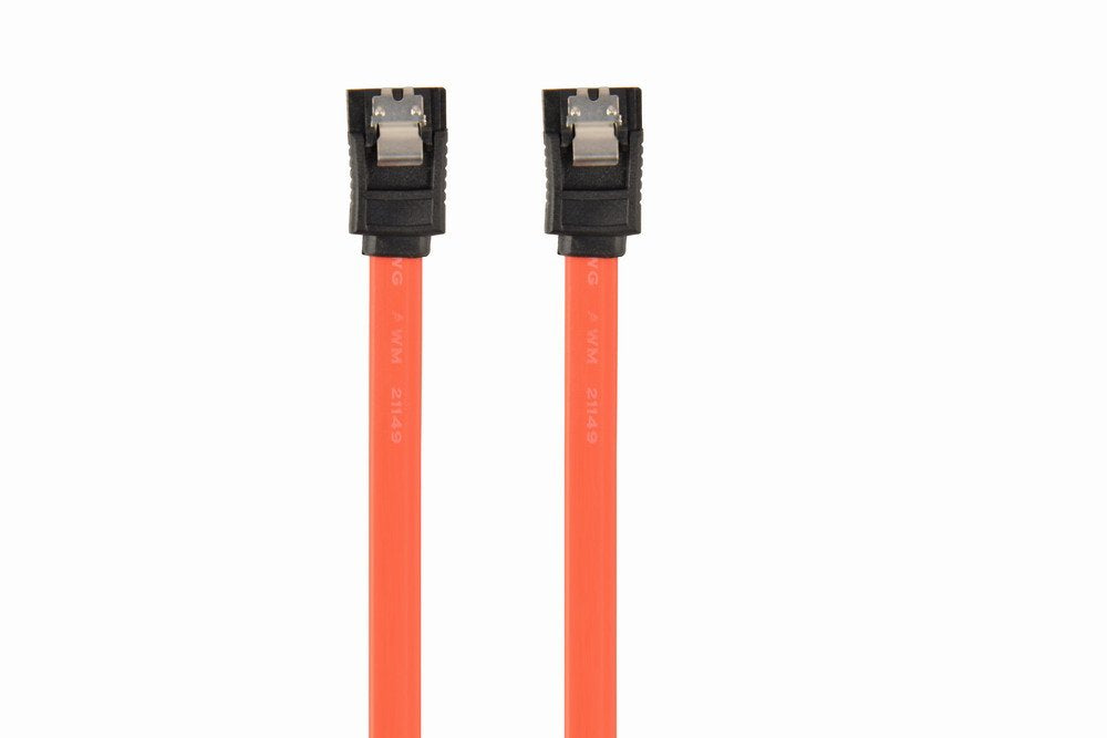 Gembird Cable De Datos 0.50m Sata Iii Con Clip Seguridad Cc-Satam-Data