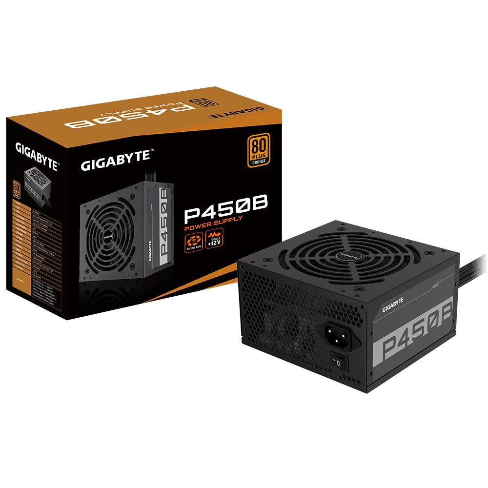 EAN 4719331551612 - GIGABYTE P450B unidad de fuente de alimentación 450 W 20+4 pin ATX ATX Negro imagen 5