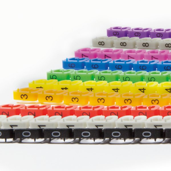 EAN 4052792045826 - LogiLink NZ0001 soporte para manguito de identificación de conductor Multicolor 100 pieza(s) imagen 2
