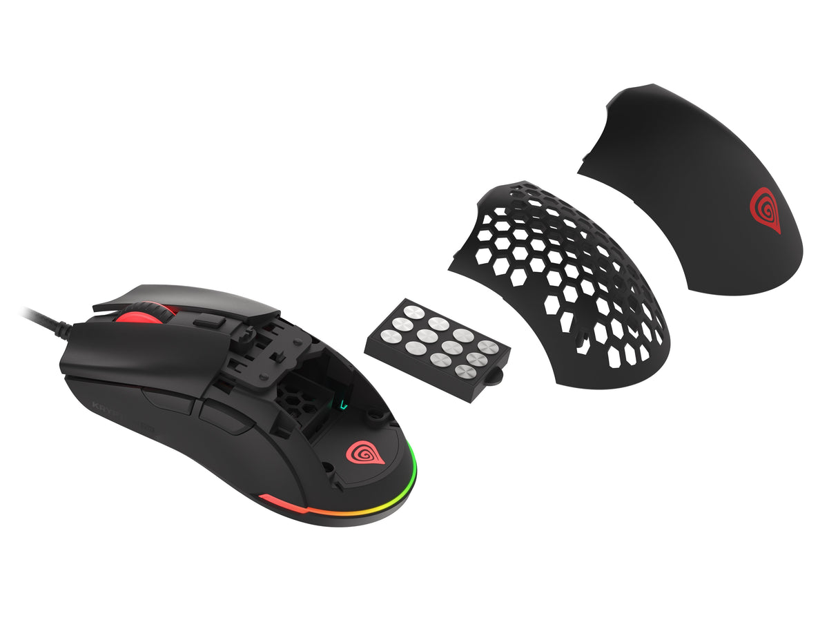 EAN 5901969432244 - GENESIS Krypton 750 ratón Juego Ambidextro USB tipo A Óptico 8000 DPI imagen 8