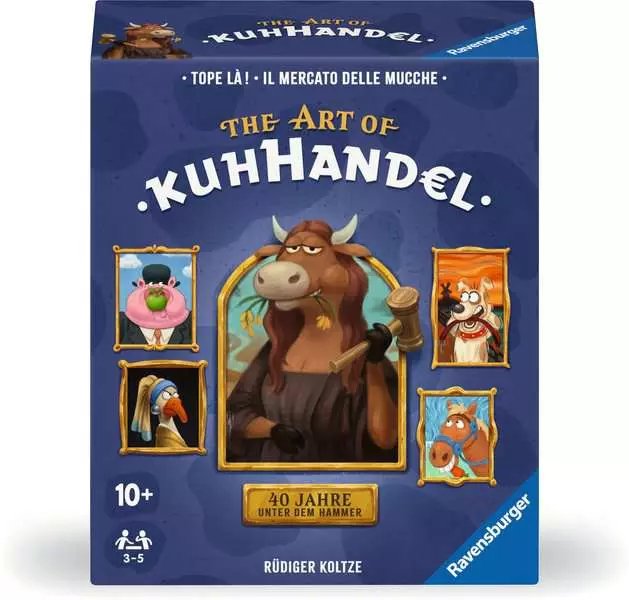 Ravensburger Cow Trade 40 Años De Edición De Aniversario, Juego De Mesa 23025