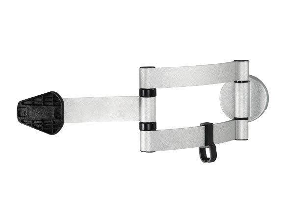 Hama Soporte De Pared Para Tablets De 7 A 11" - Capacidad 1kg - Funcion Rotativa - Aluminio - Negro Y Plata