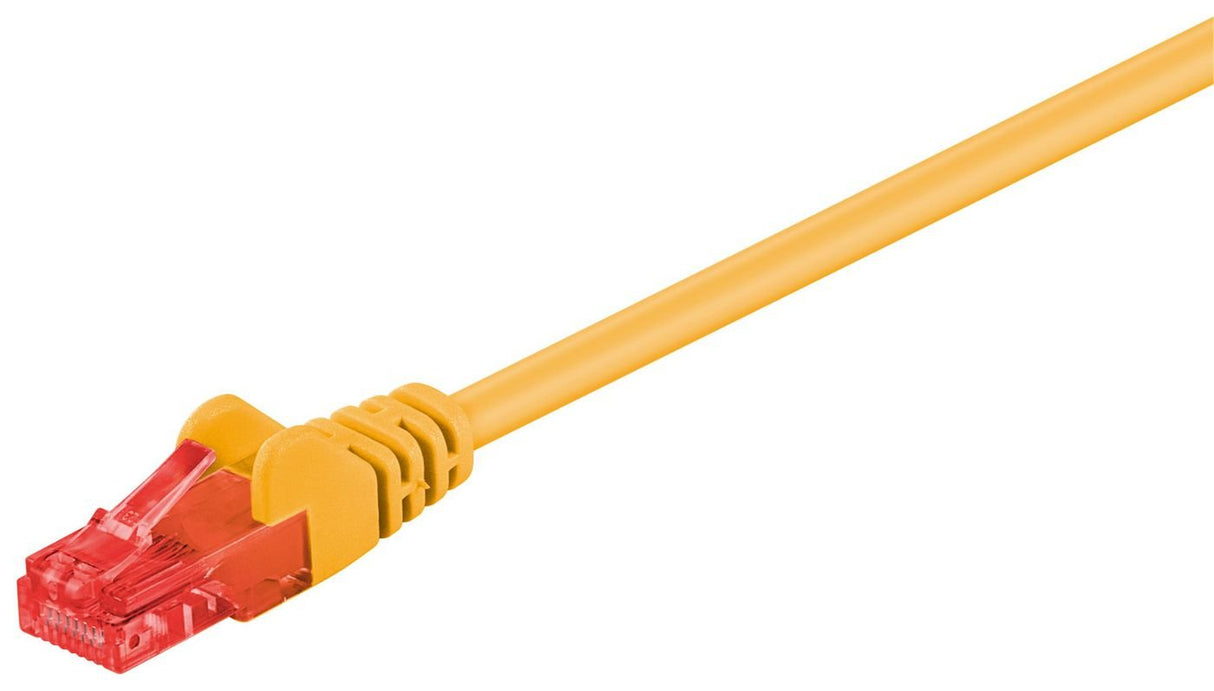 EAN 5704174127543 - Microconnect B-UTP60025Y cable de red Amarillo 0,25 m Cat6 U/UTP (UTP) imagen 1